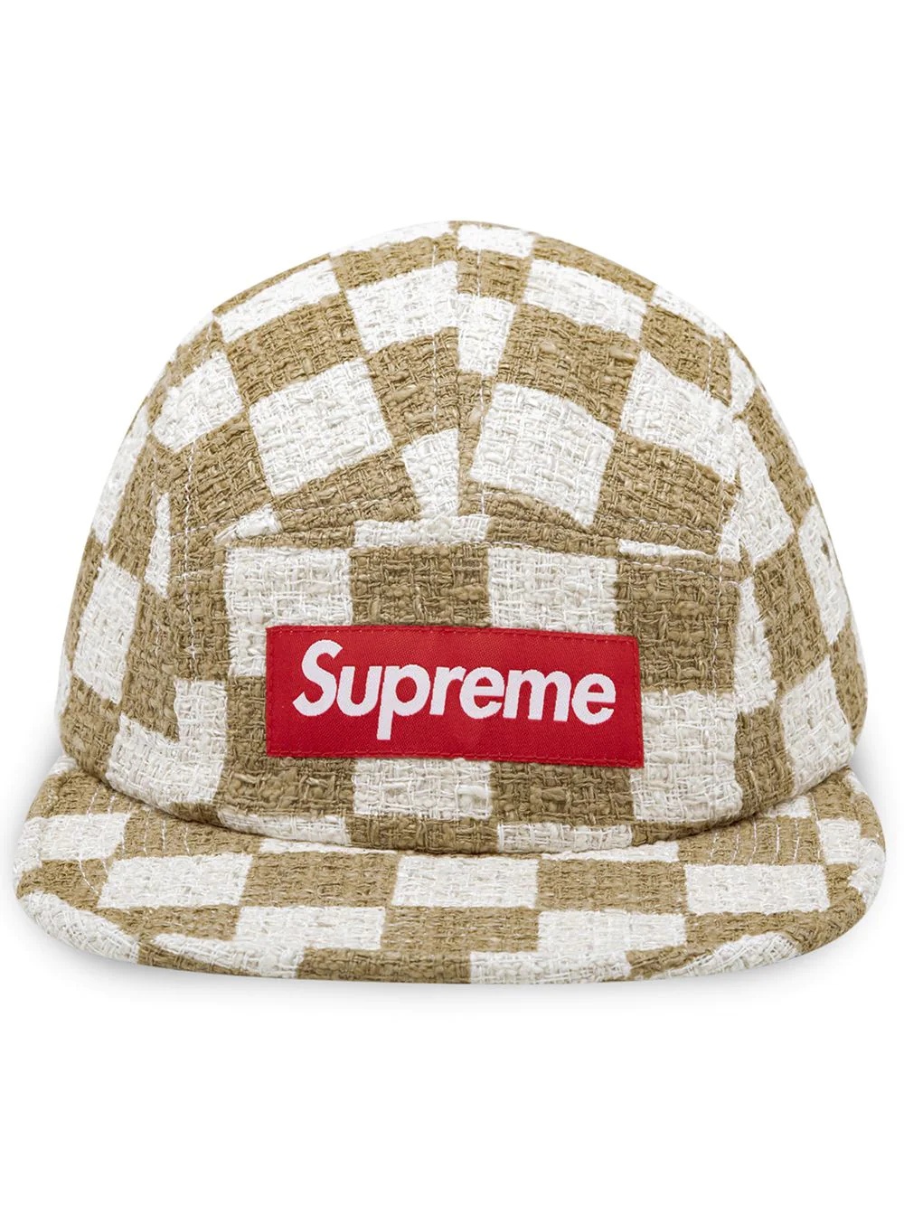 Checkerboard Boucle camp cap - 1