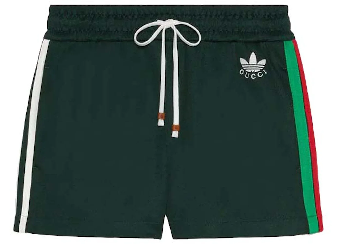 Gucci x adidas Jersey Shorts Dark Green - 1