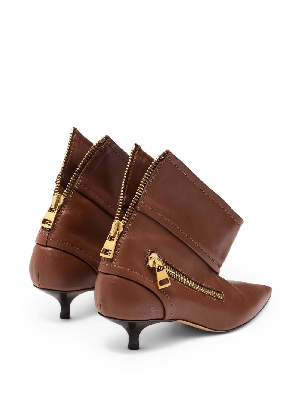 40mm leather ankle boots - 3