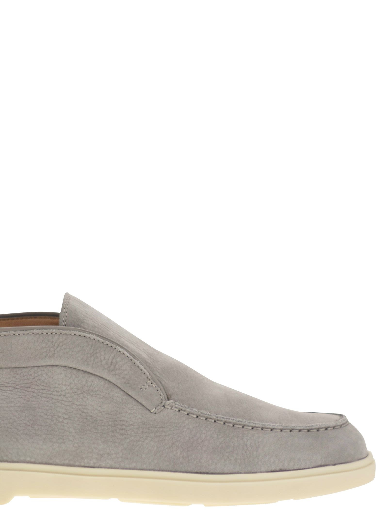 Santoni Women Desert Boot In Nubuck - 6
