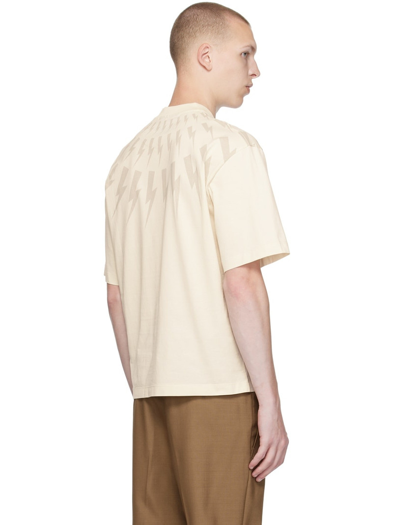 Off-White Fair Isle Thunderbolt T-Shirt 3