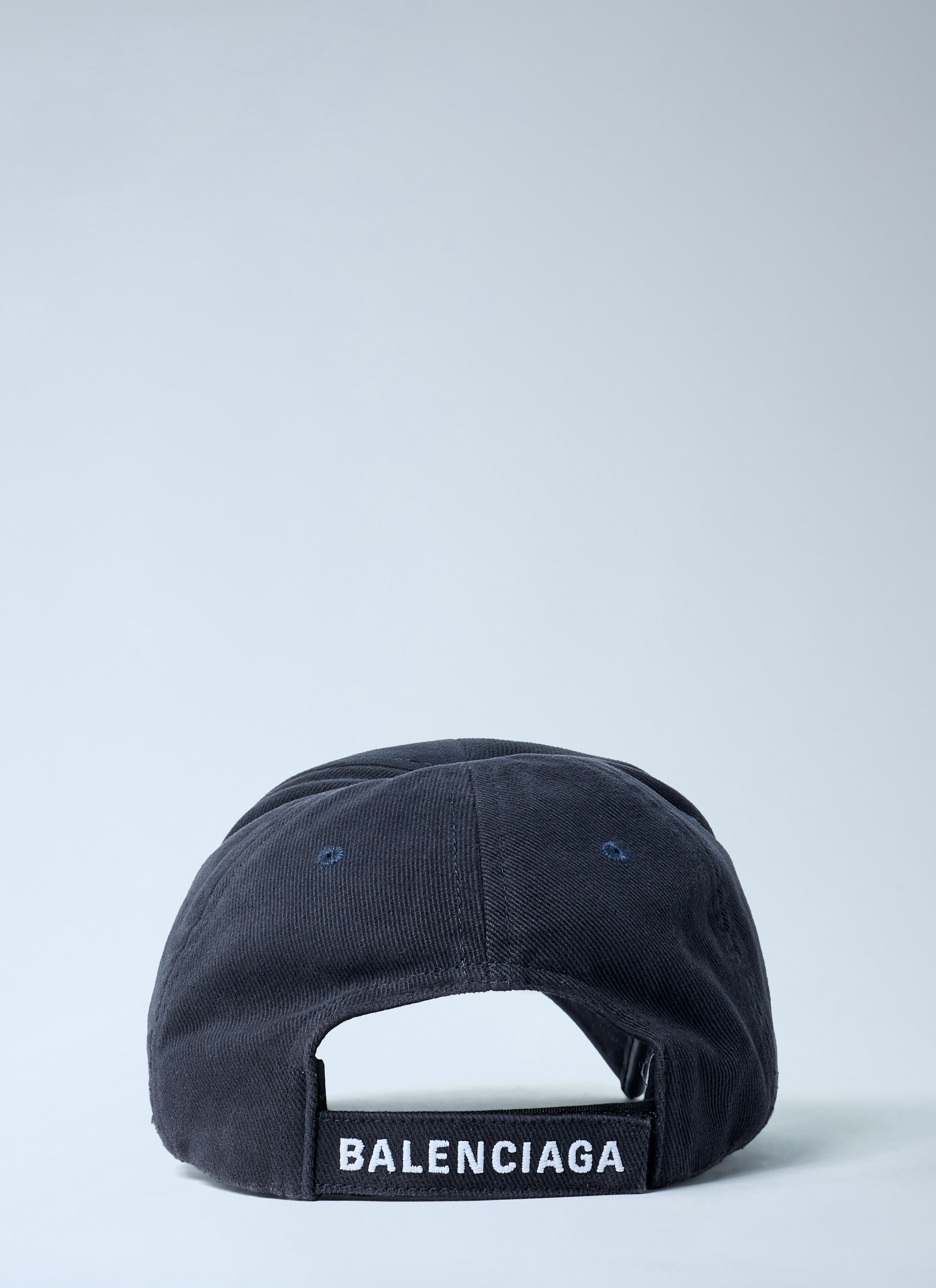 Balenciaga Men Text Motif Baseball Cap - 4