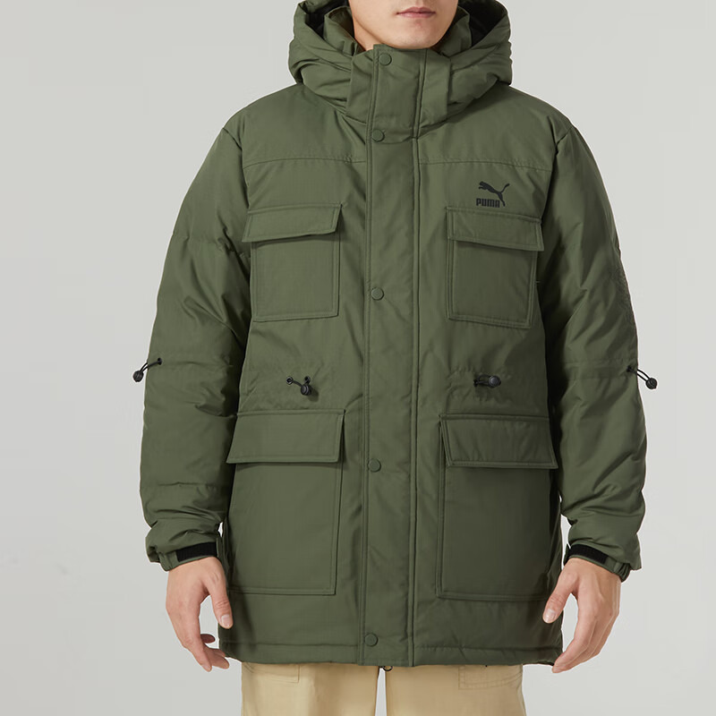 PUMA Pocket Coat 'Green' 539760-95 - 3