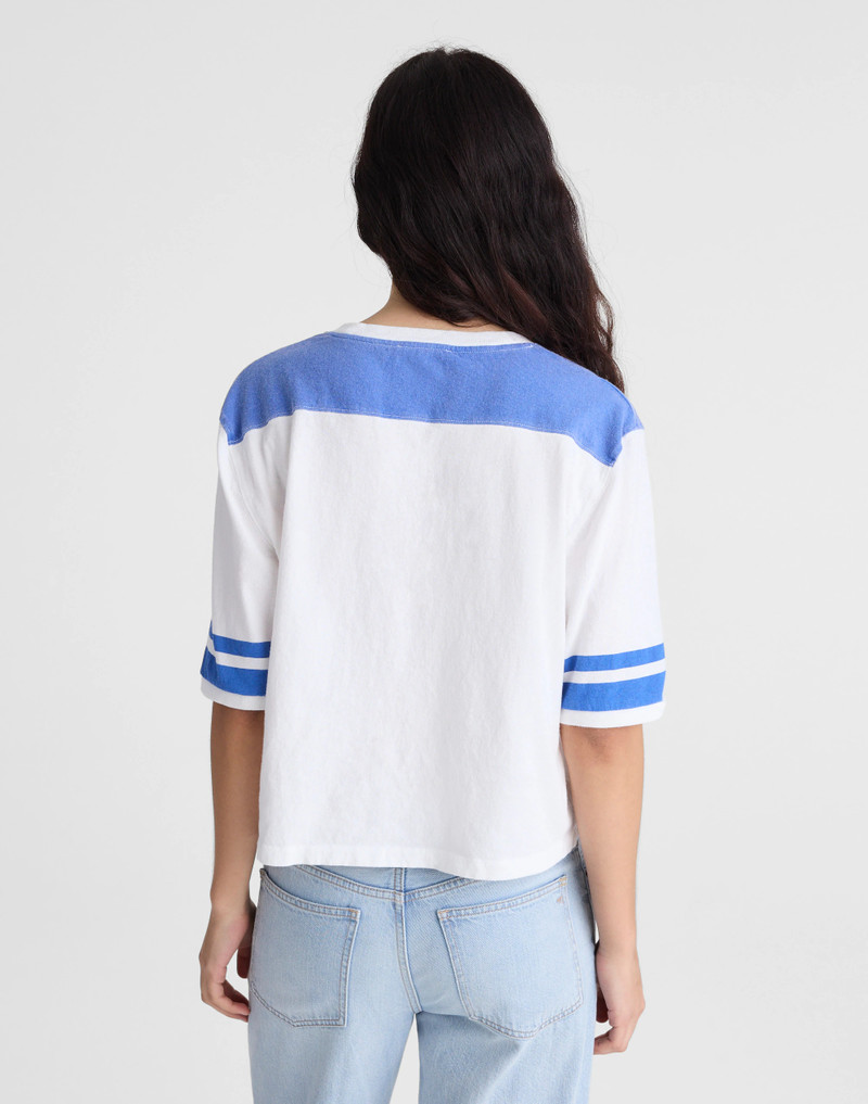 The Relaxed Varsity Tee in Vintage Jersey 4