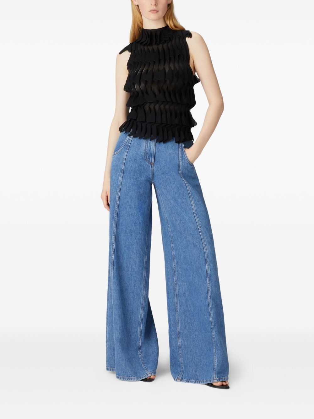 textured top - 2