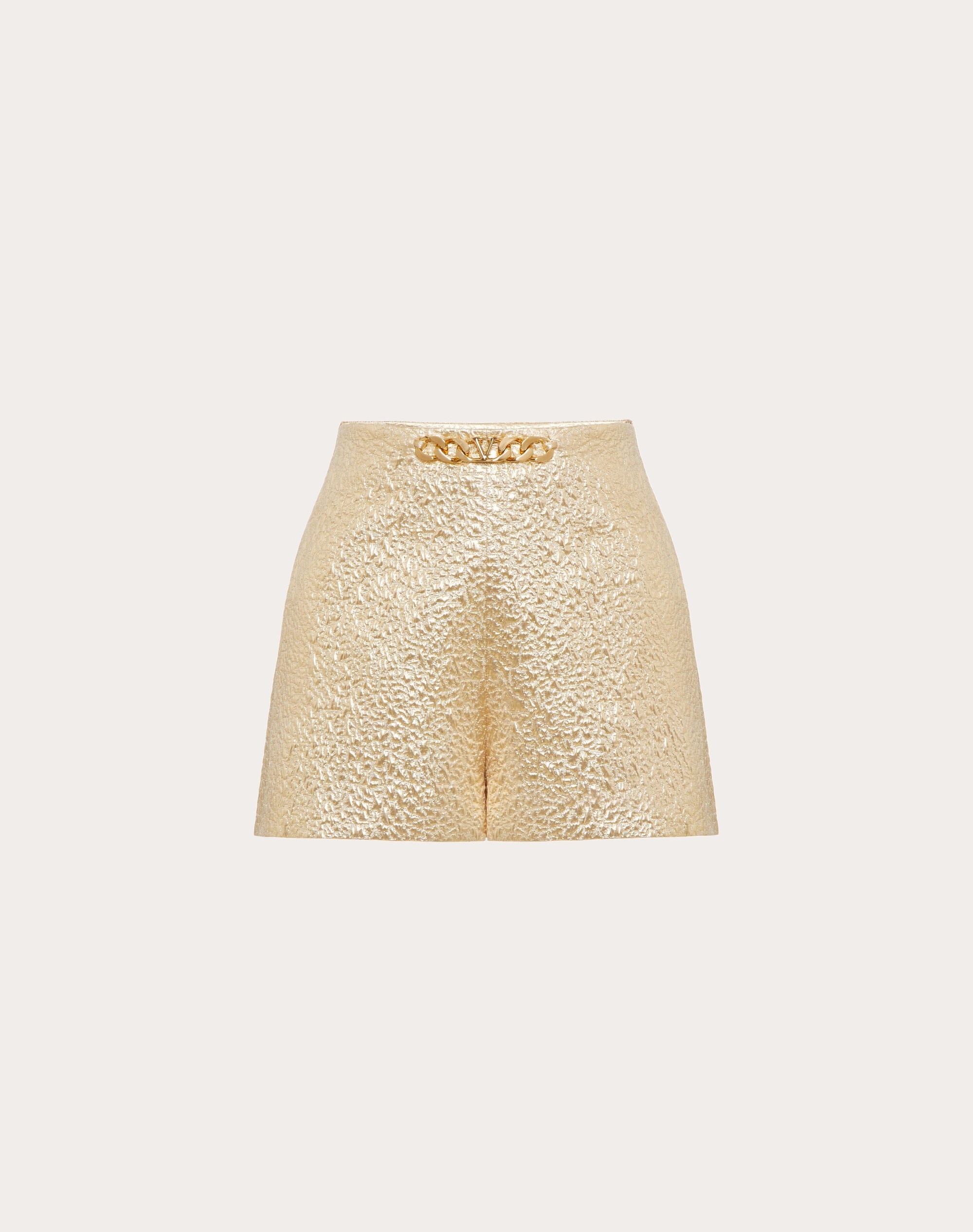 CRISPY GOLD VLOGO CHAIN SHORTS - 1