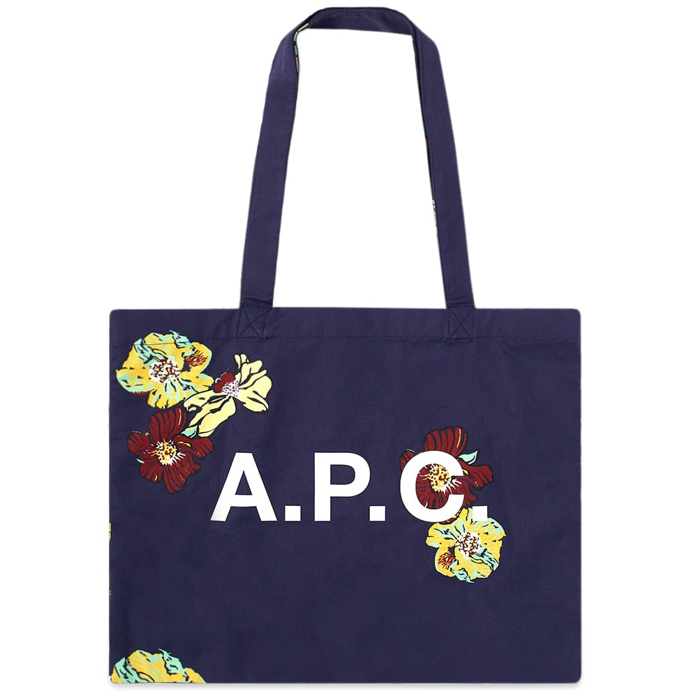 A.P.C. Diane Floral Shopping Tote - 1