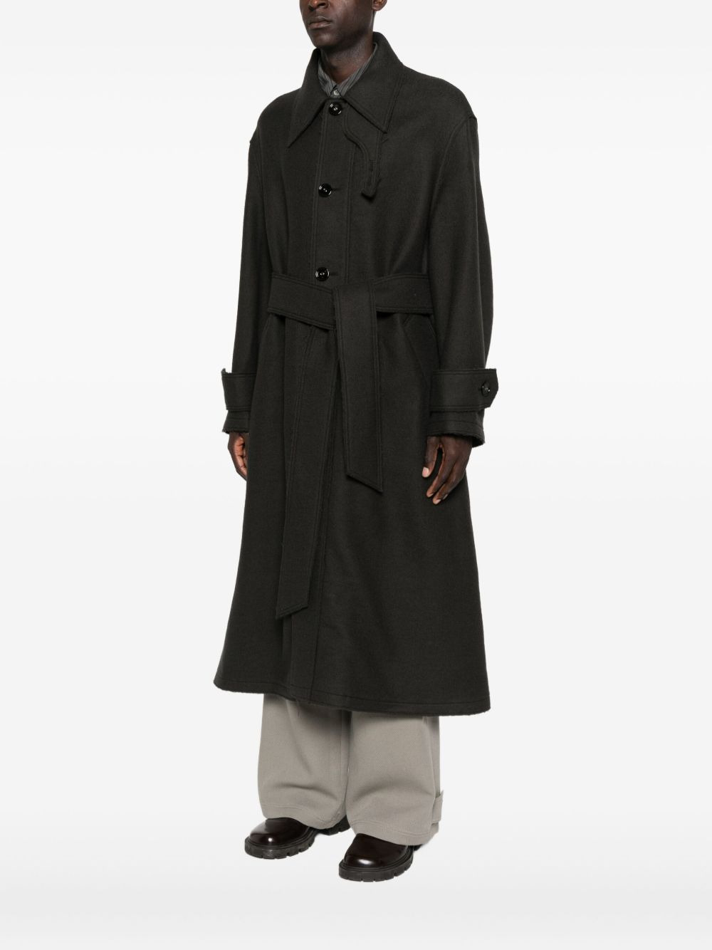 Ami Paris Coats Grey - 2