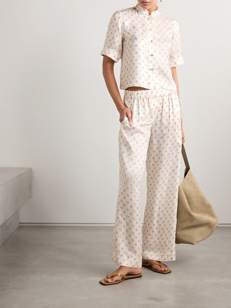 LIBEROWE Josette Floral-print Twill Shirt outlook