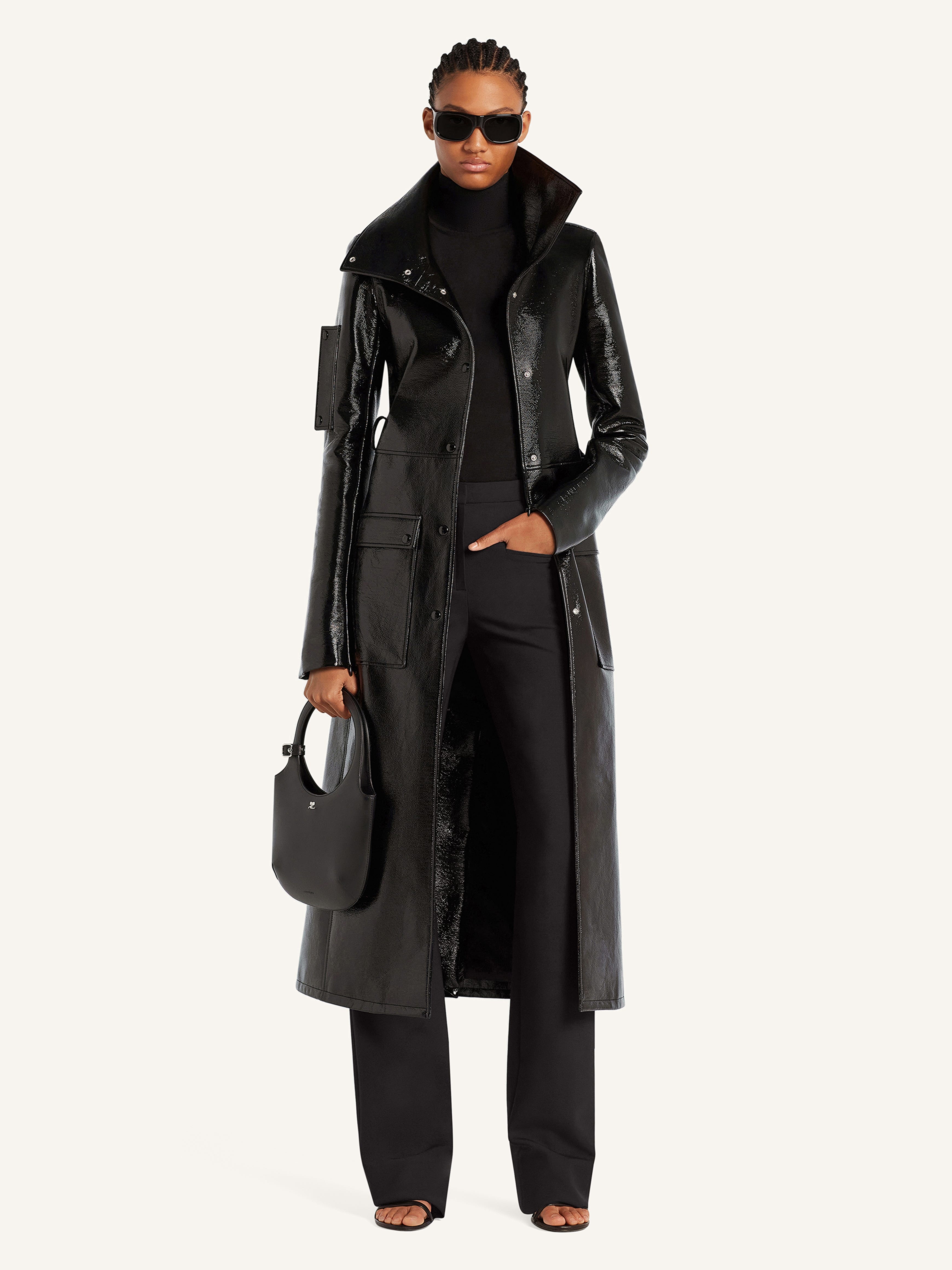 HERITAGE VINYL TRENCH COAT - 2