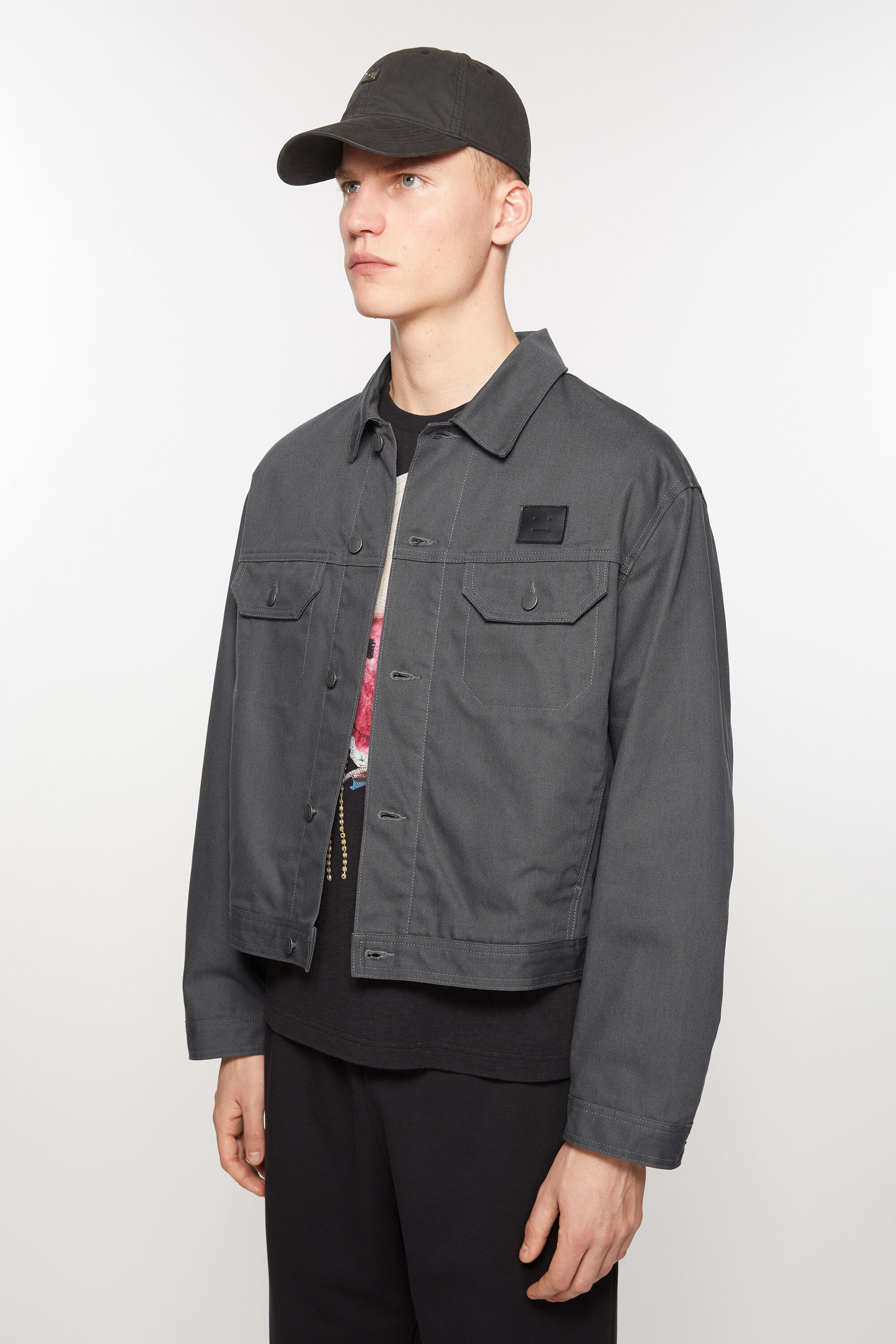 Canvas jacket - Dark grey - 3