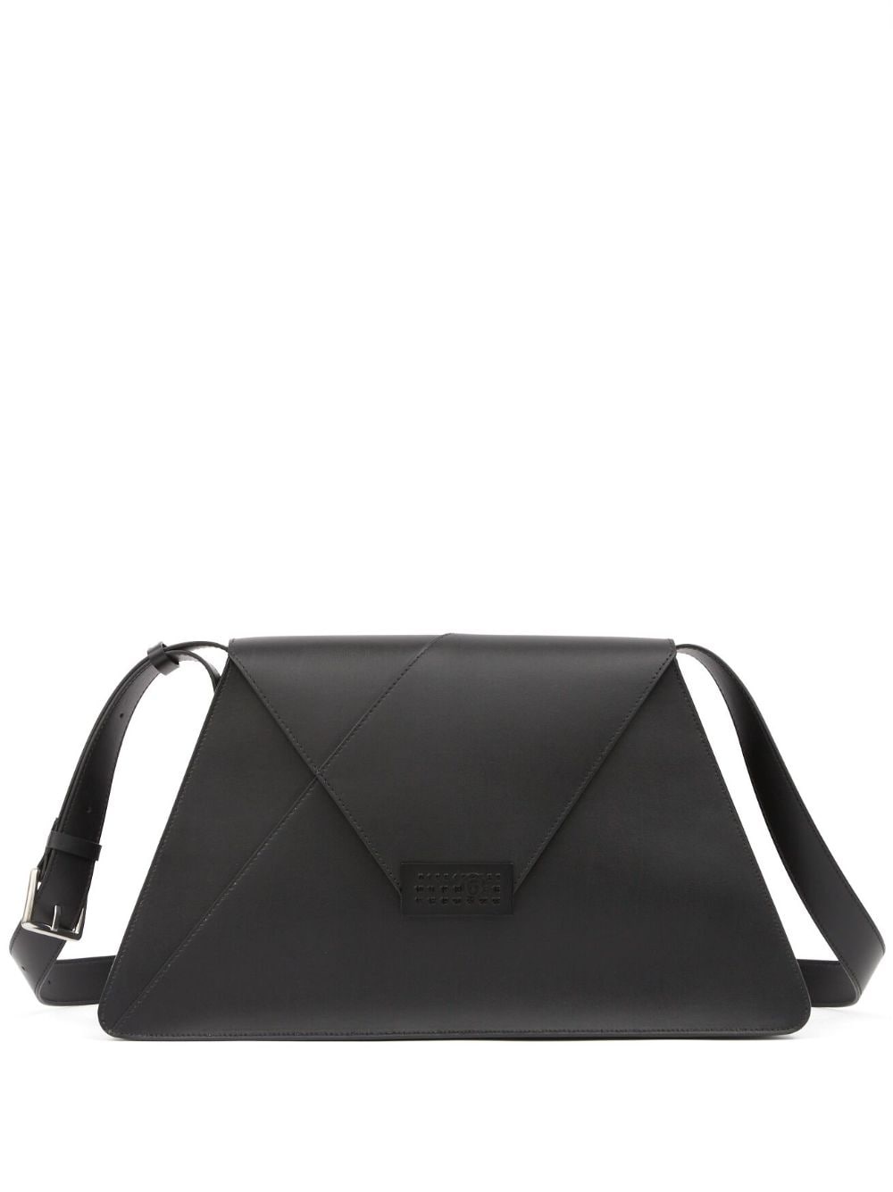 MM6 Maison Margiela trapeze leather shoulder bag | REVERSIBLE