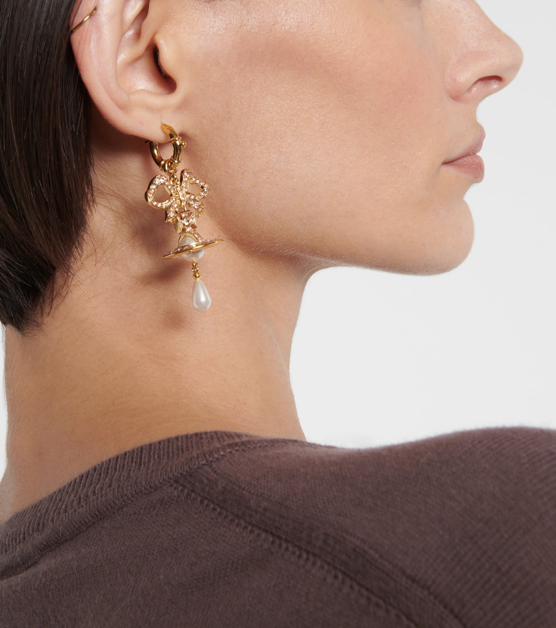 Rigoberta faux pearl drop earrings - 6