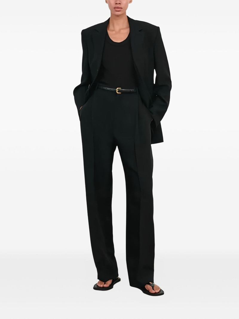 WARDROBE.NYC buttoned notch-lapel blazer outlook