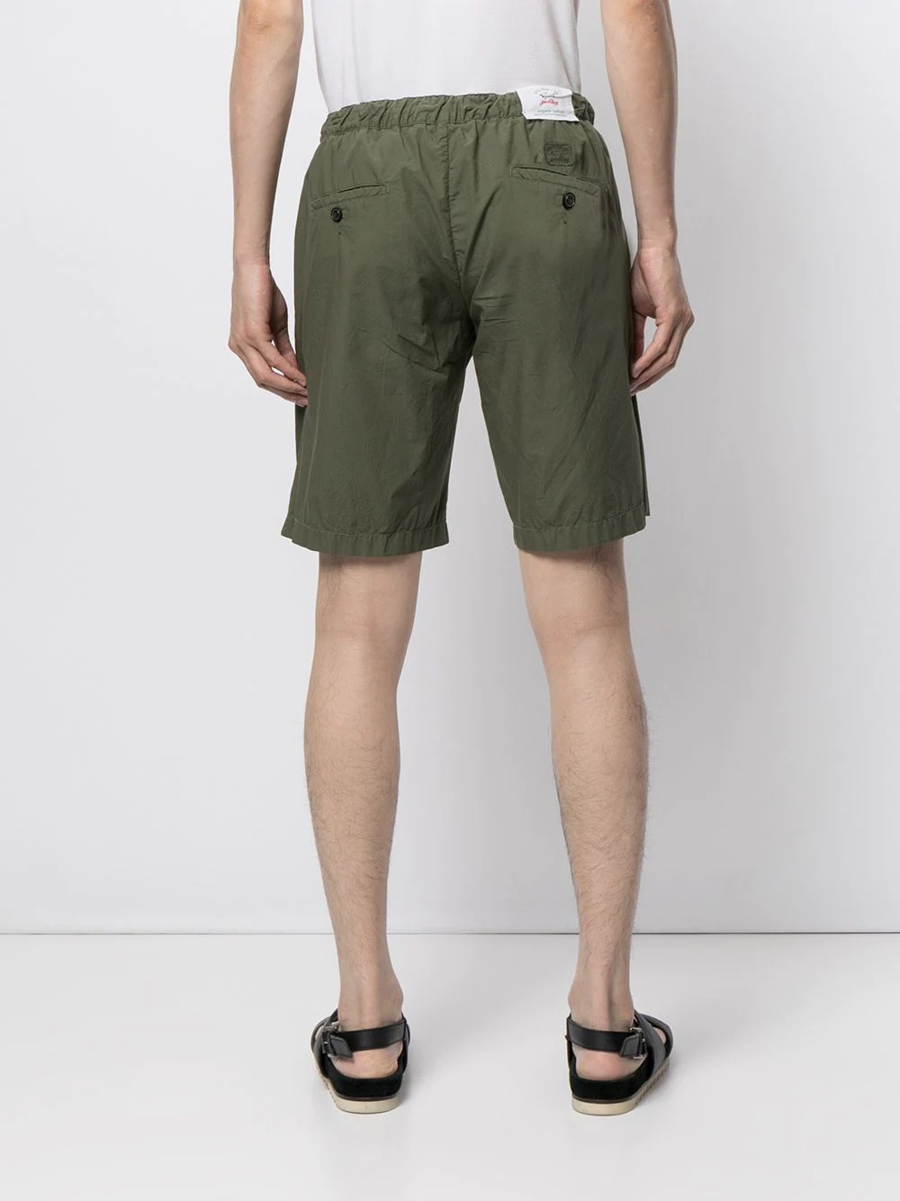 knee-length chino shorts - 4