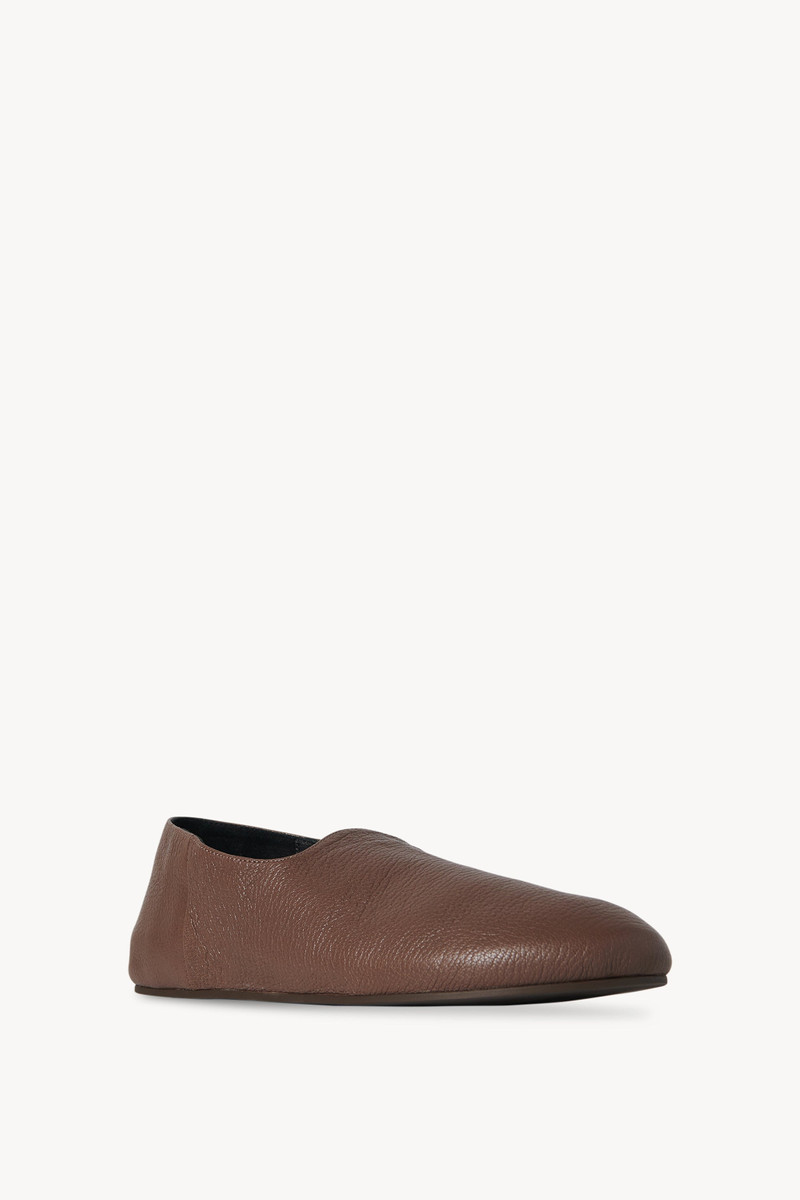 The Row Hugh Slip On Shoe in Leather outlook