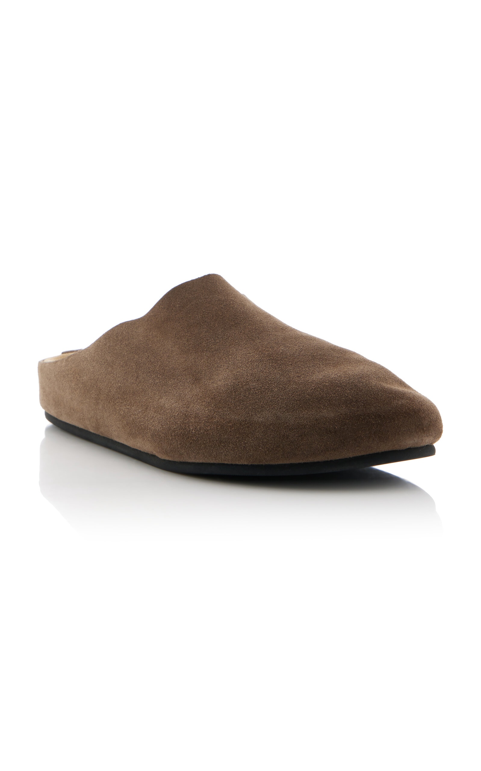 Hugo Suede Mules olive - 5