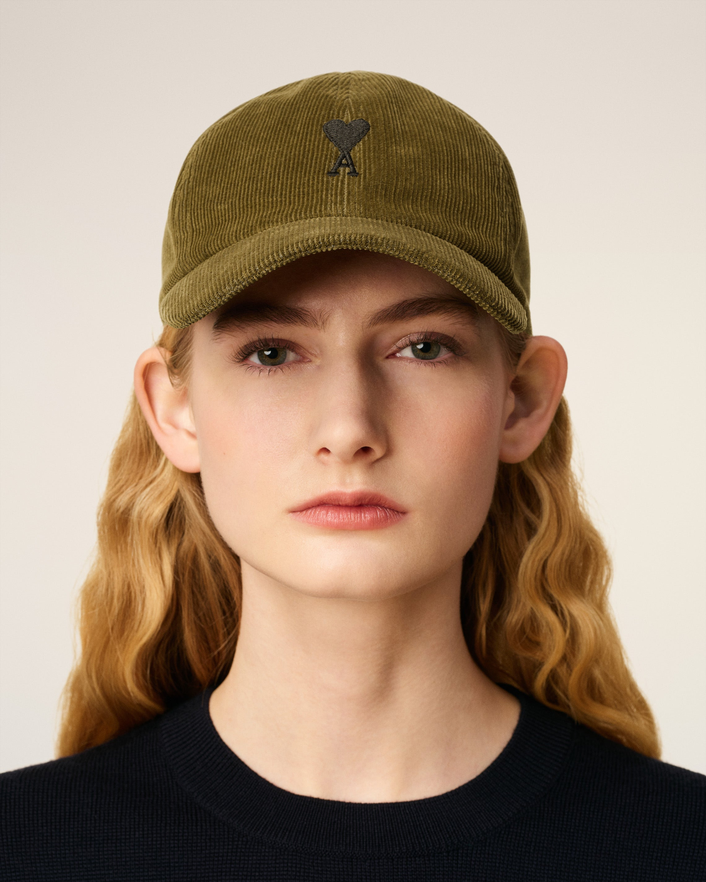 GREEN COTTON AMI DE COEUR CORDUROY CAP - 2