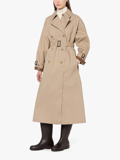 Mackintosh BUCKHOLME FAWN BONDED COTTON TRENCH COAT outlook