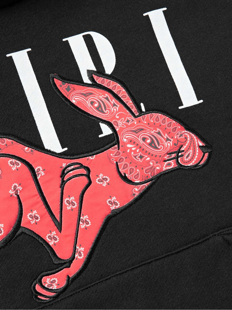Appliquéd Logo-Print Cotton-Jersey Hoodie 3