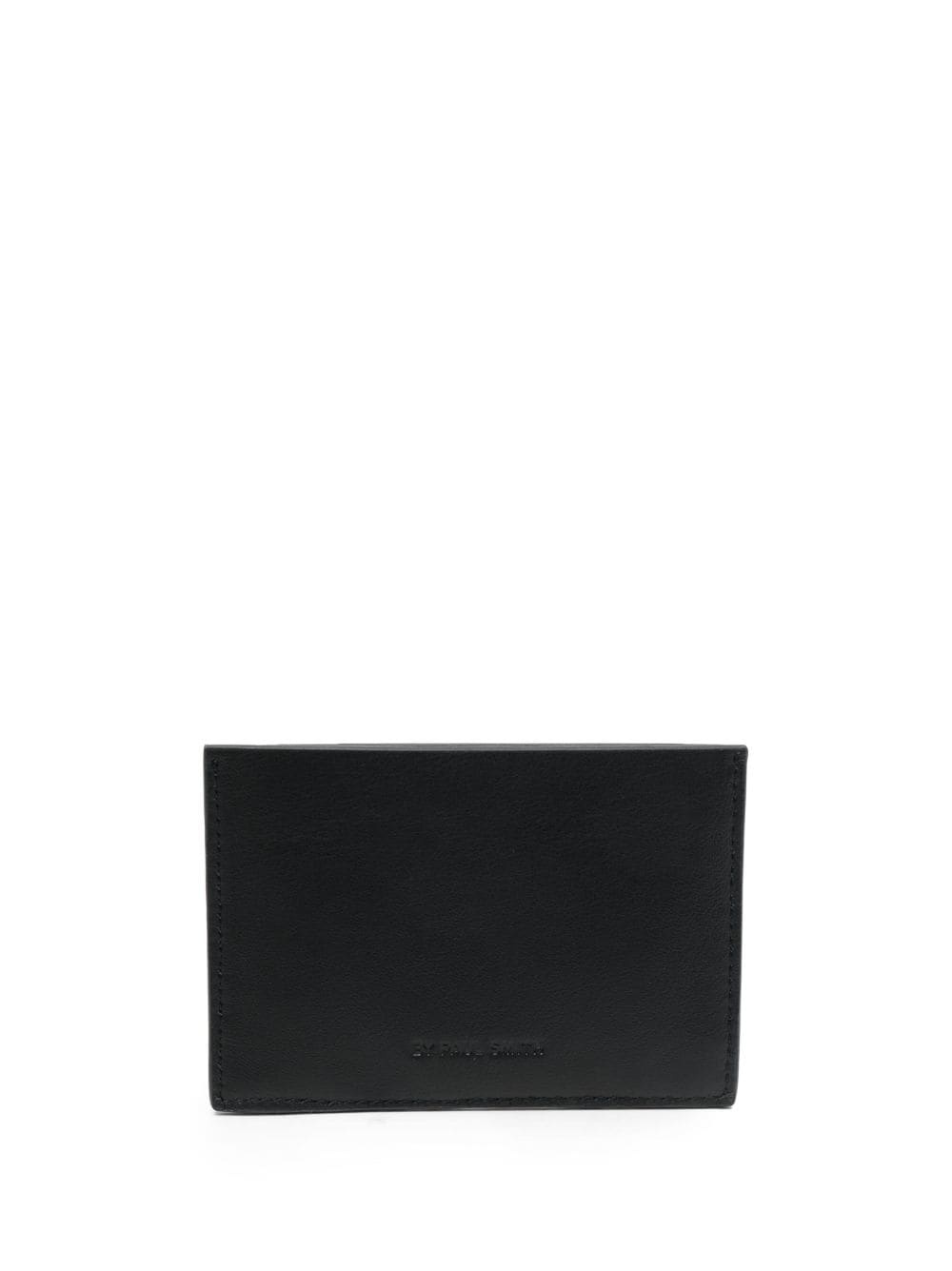 debossed-logo leather cardholder - 2