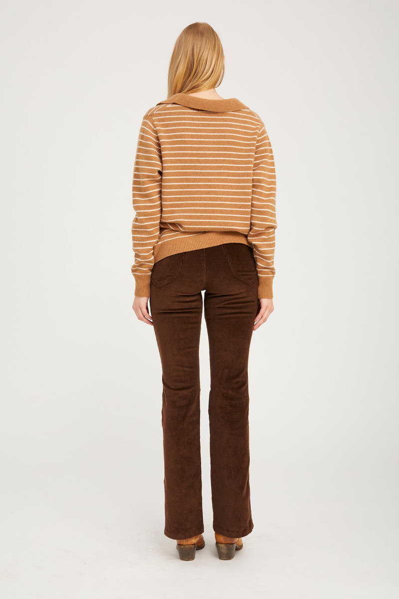 AMERICANO CORDUROY 5 POCKET MICRO FLARE 3