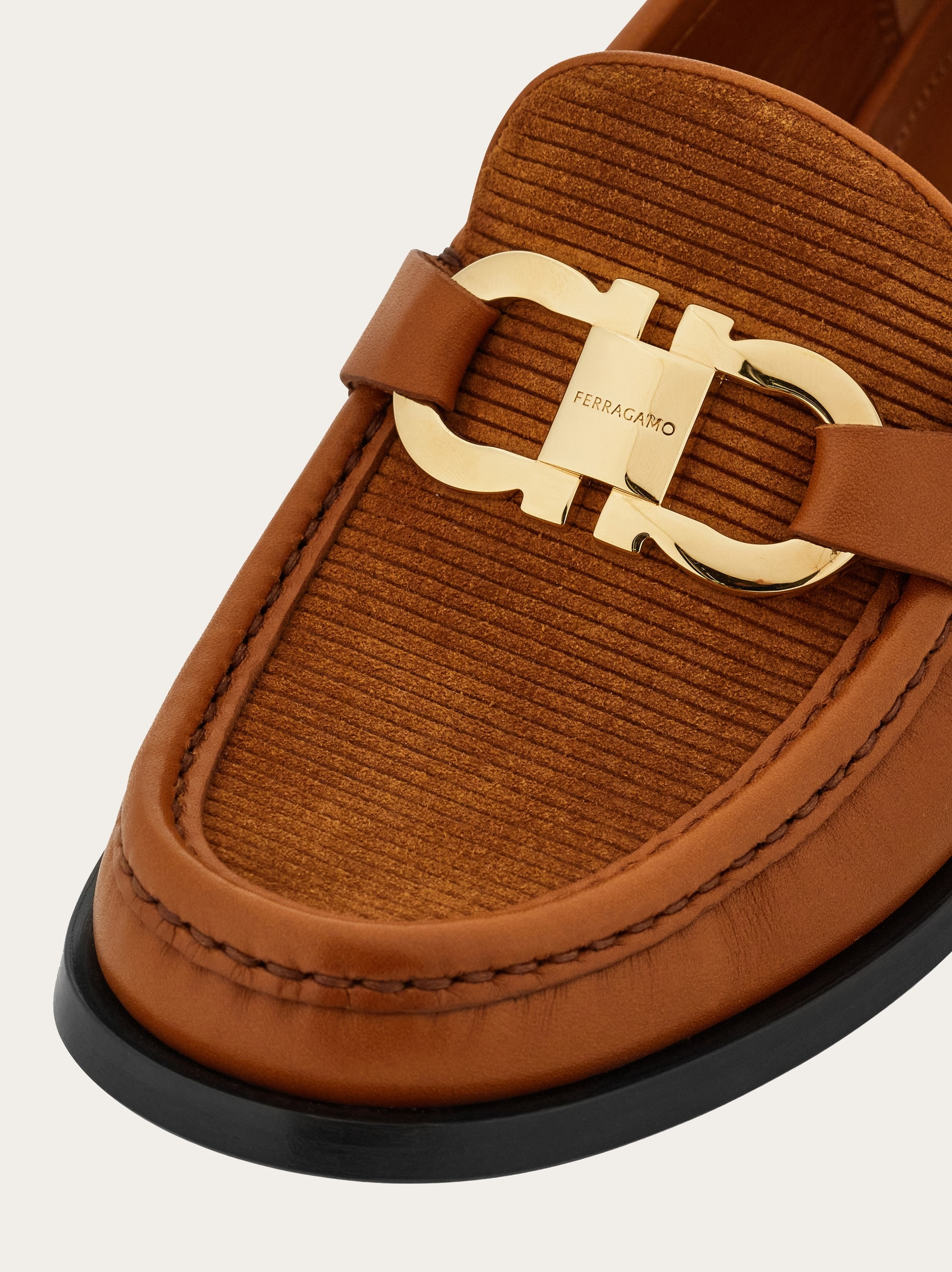 Loafer with Gancini ornament - 6