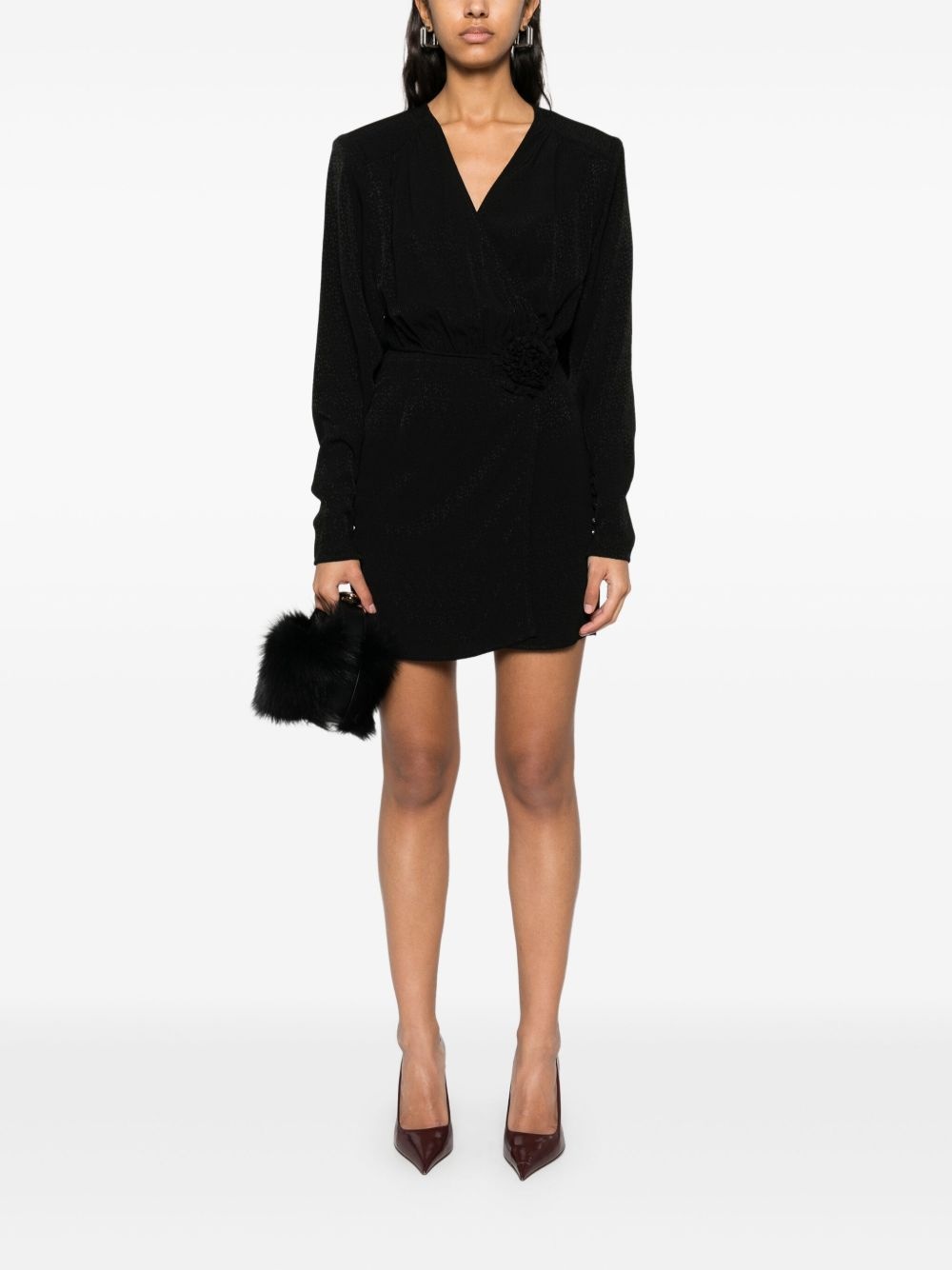 long-sleeve mini dress - 2