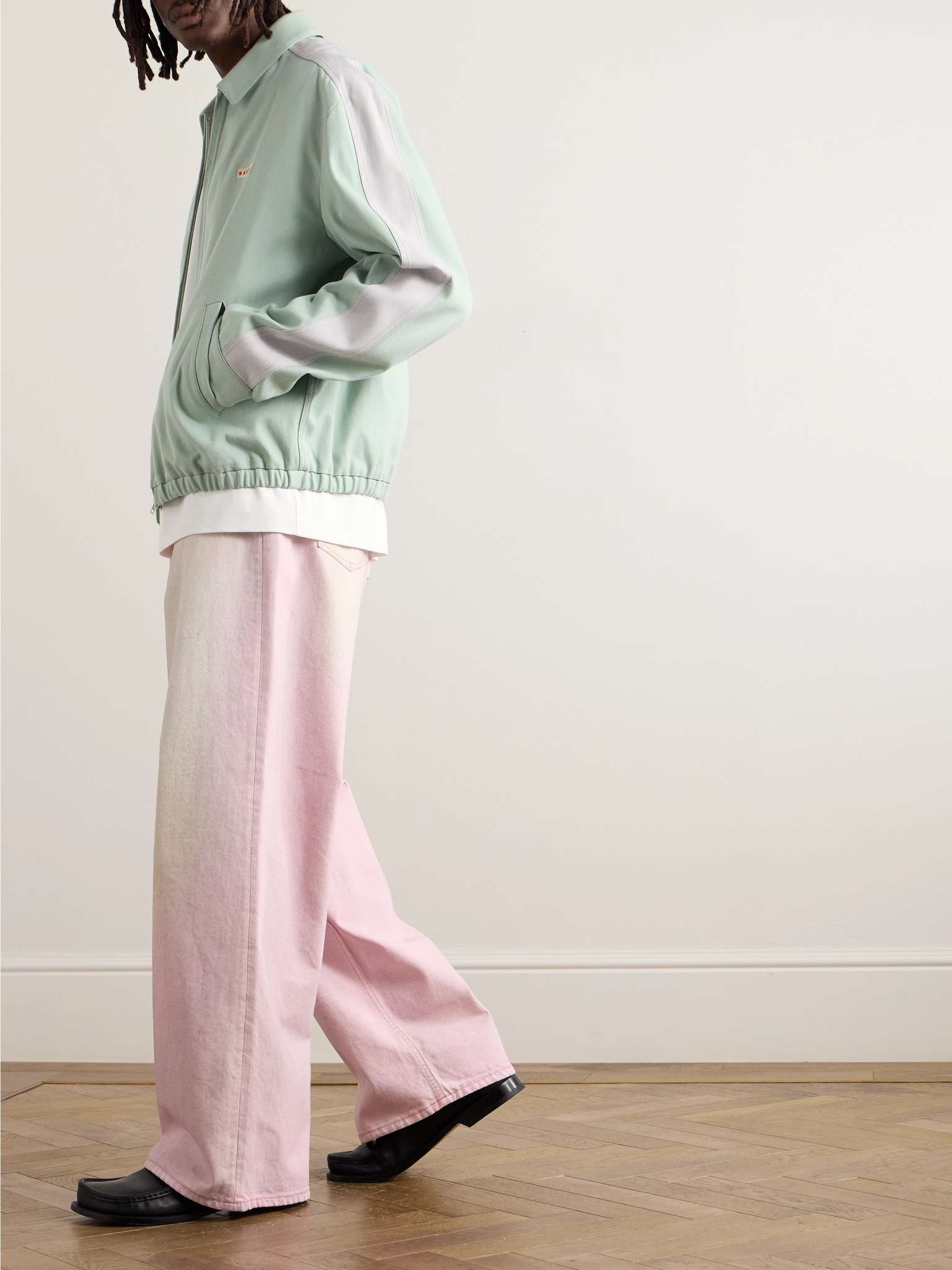 Logo-Appliquéd Cotton-Blend Gabardine Coach Jacket - 2