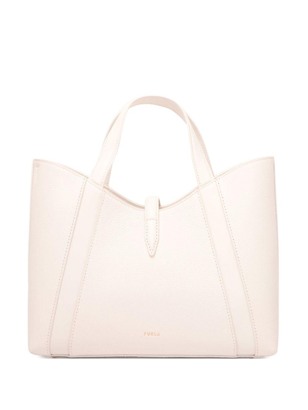 Goccia curved-top clasp tote bag - 2