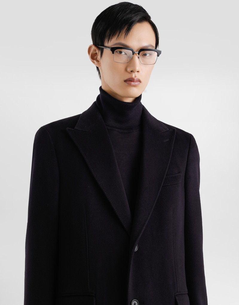 Single-breasted cashmere coat 4
