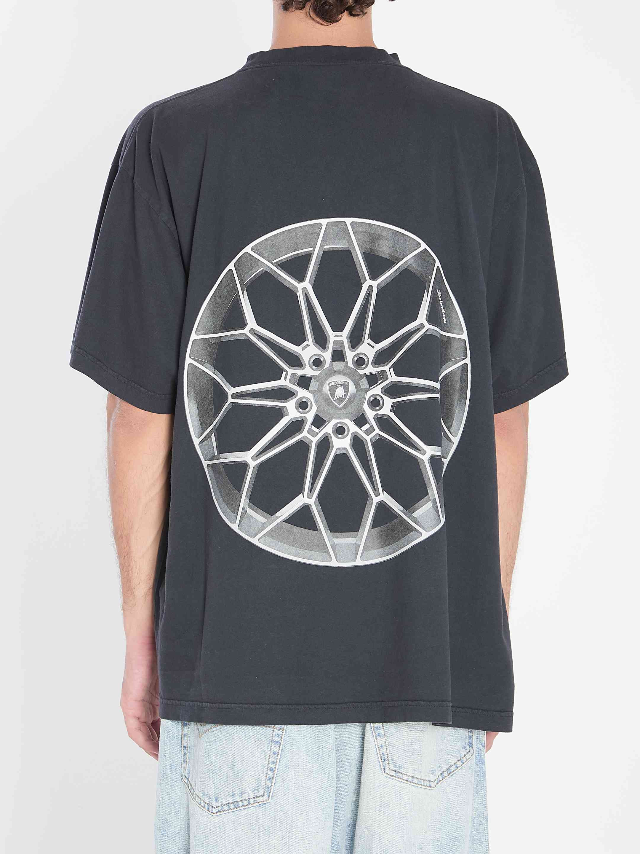 Balenciaga Men Lamborghini T-Shirt - 4