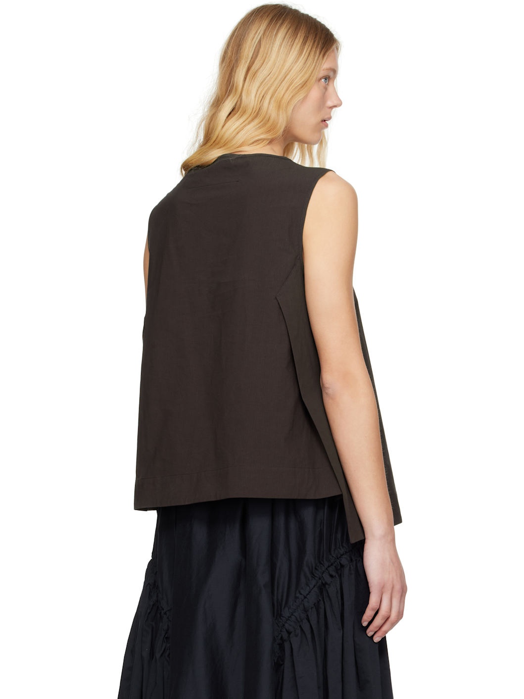 Brown 'The Basketmaker' Tank Top - 3