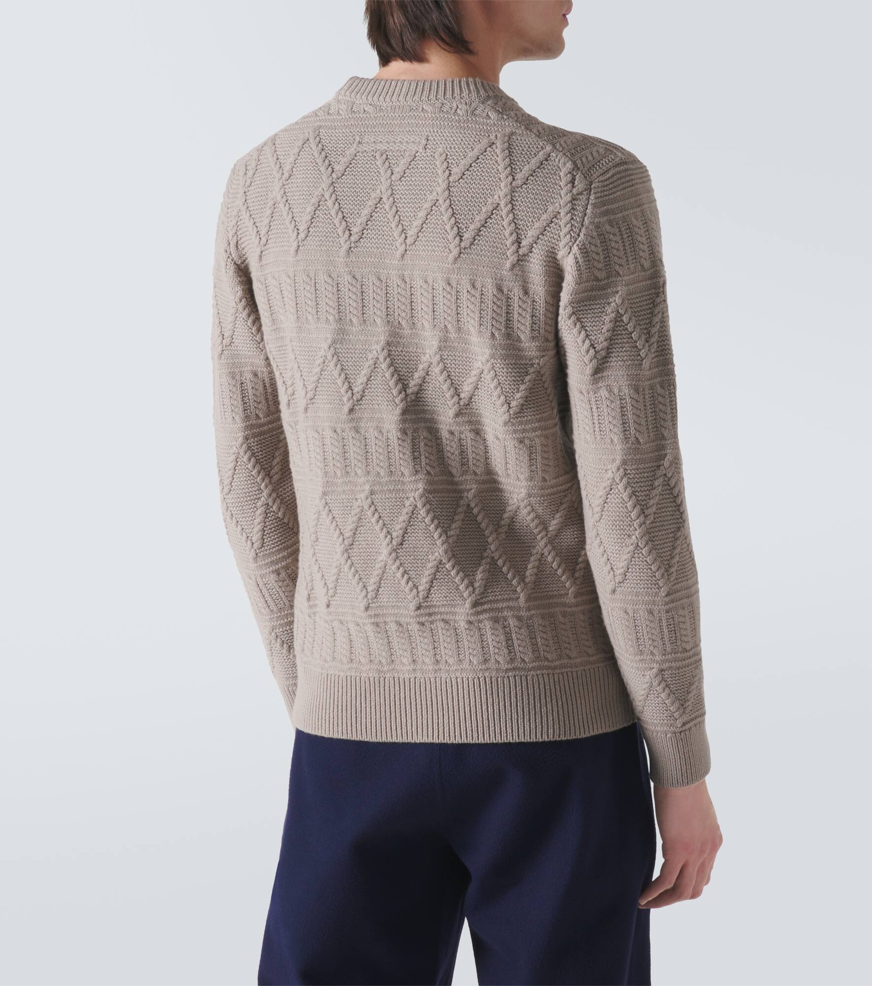 Aran wool sweater - 4