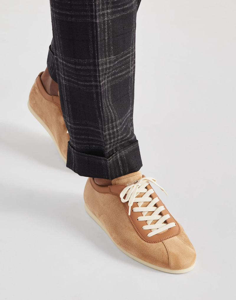 Washed suede sneakers 4