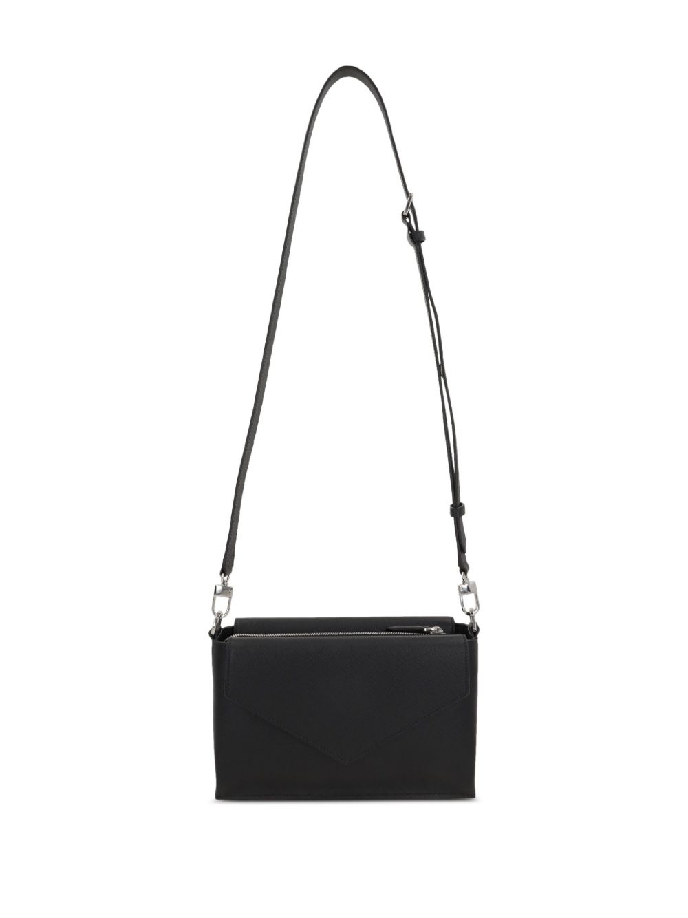 logo-plaque messenger bag - 2