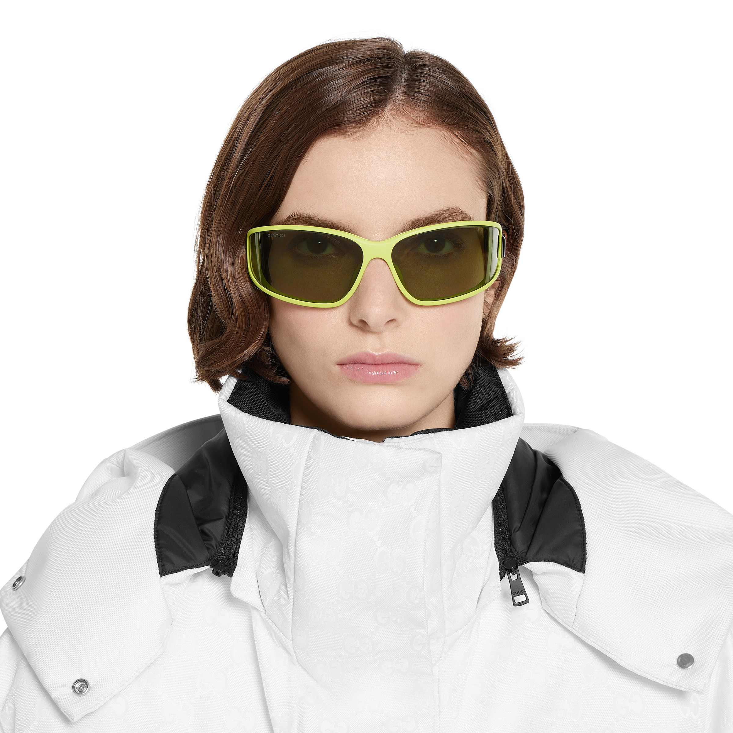 Rectangular frame sunglasses - 4