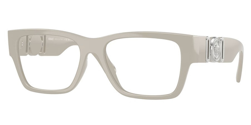 Versace Demo Square Men's Eyeglasses VE3368U 5501 53 - 1