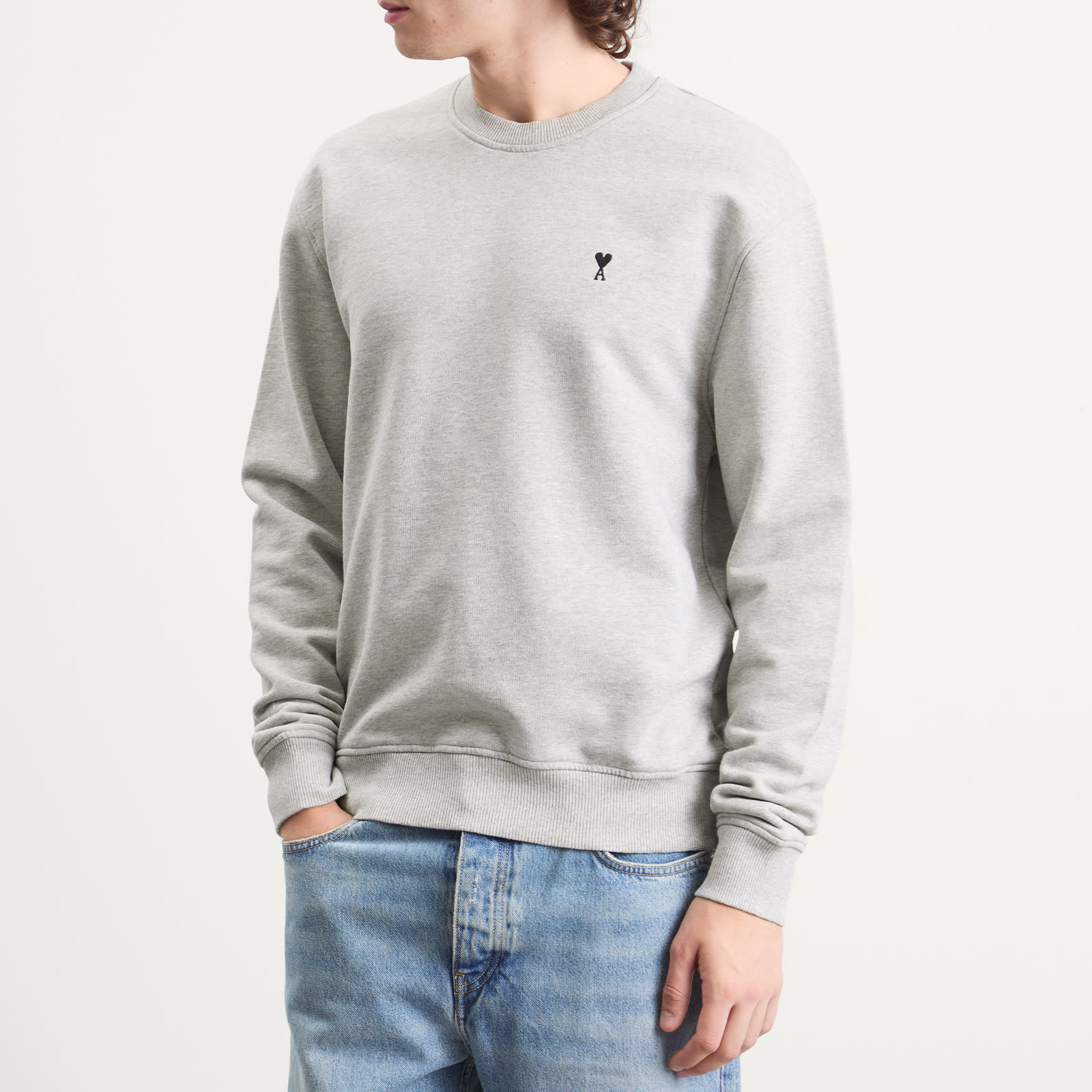 AMI Paris Loopback Light Fleece ADC Sweatshirt - 2