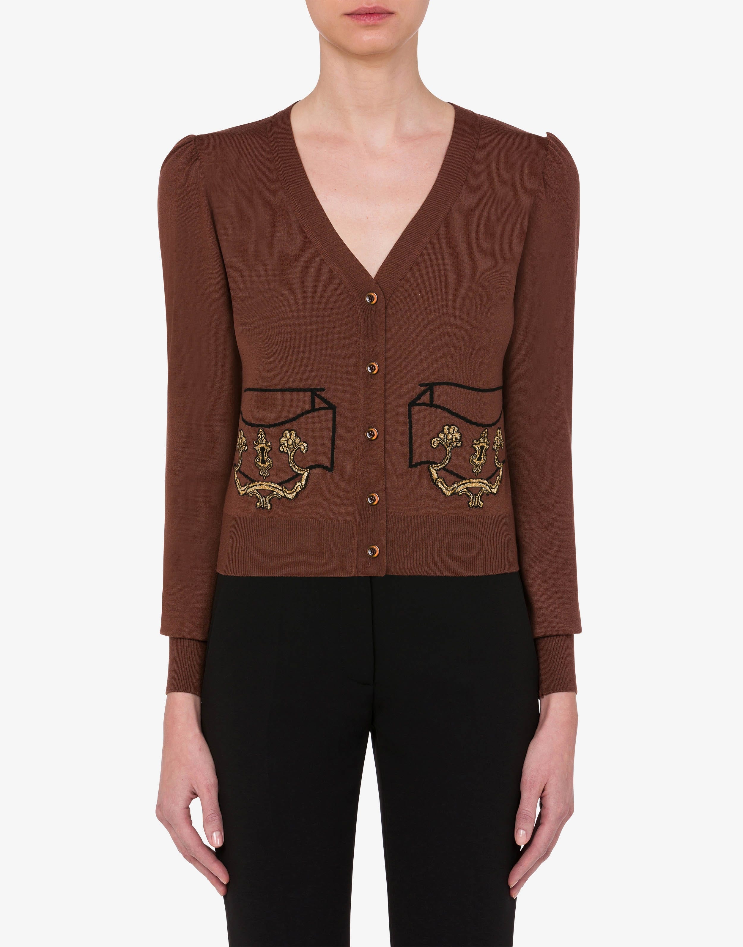 HANDLE WITH CARE WOOL CARDIGAN - 2