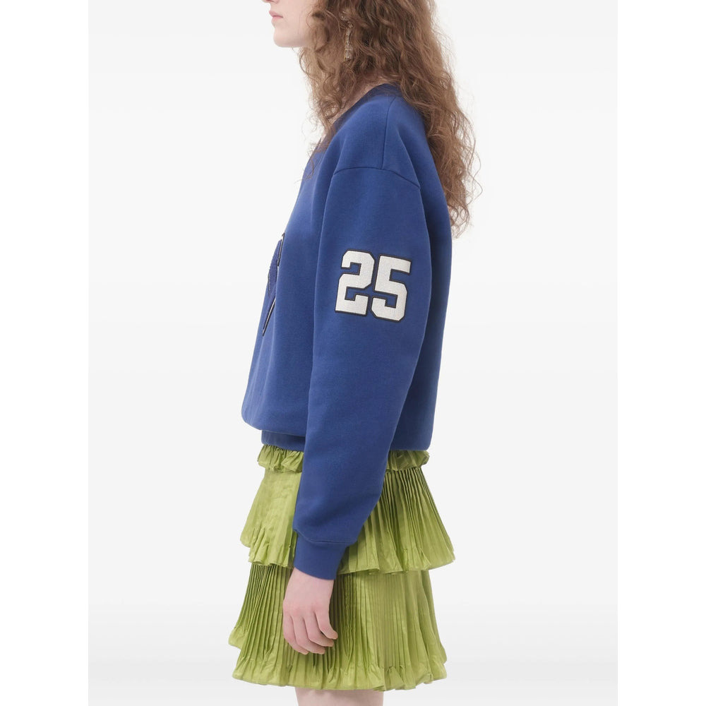 Valentino Blue Tops - Sweatshirts Women - 5