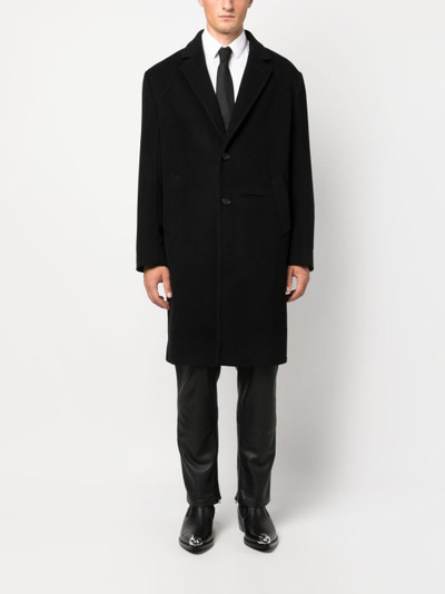 Alexander McQueen raglan sleeves wool-blend coat outlook