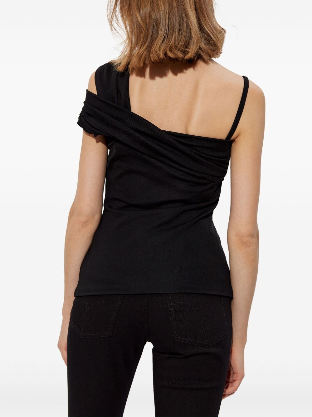 asymmetric tank top - 4