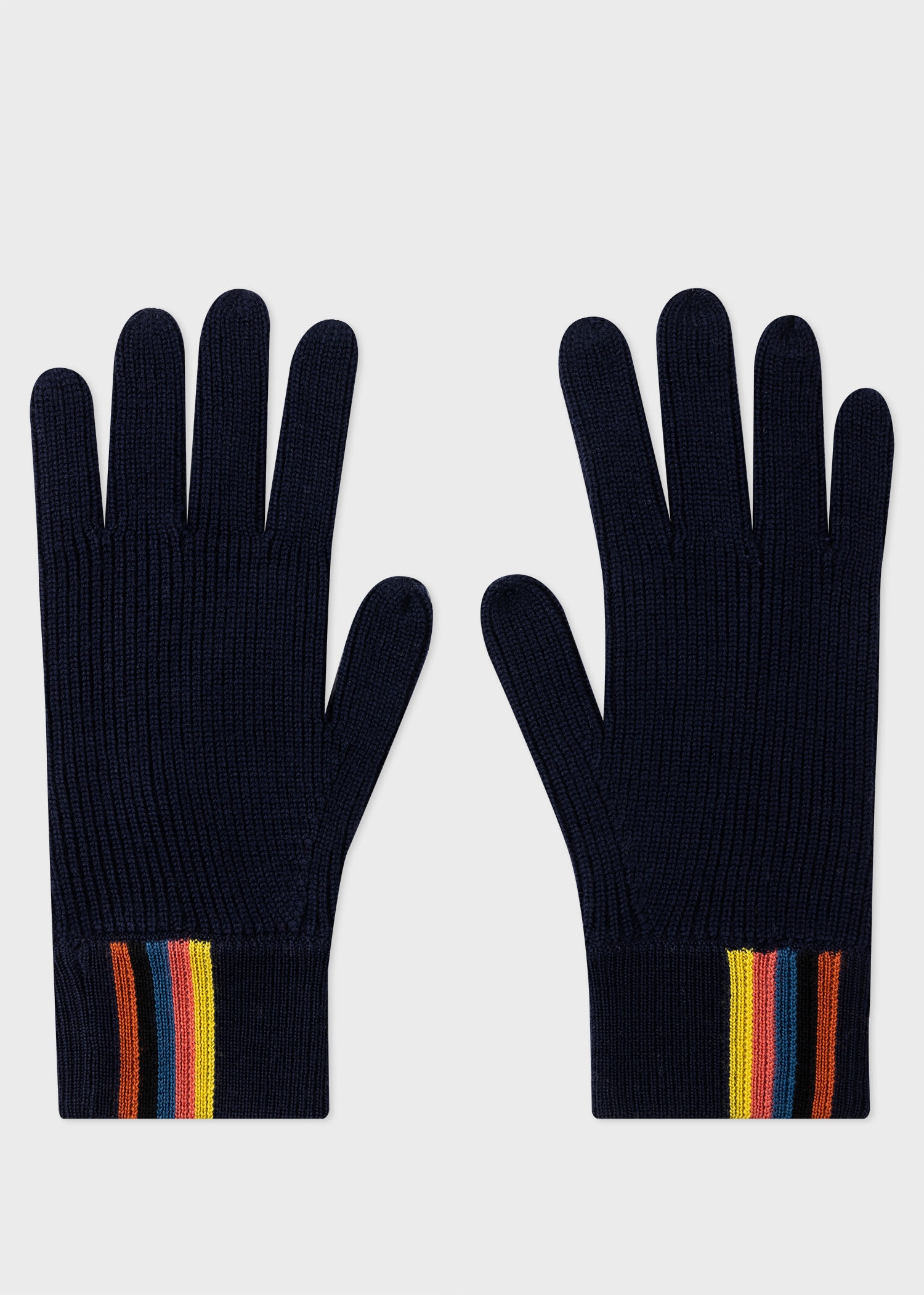 'Artist Stripe' Trim Beanie Hat, Gloves & Scarf Gift Set - 4
