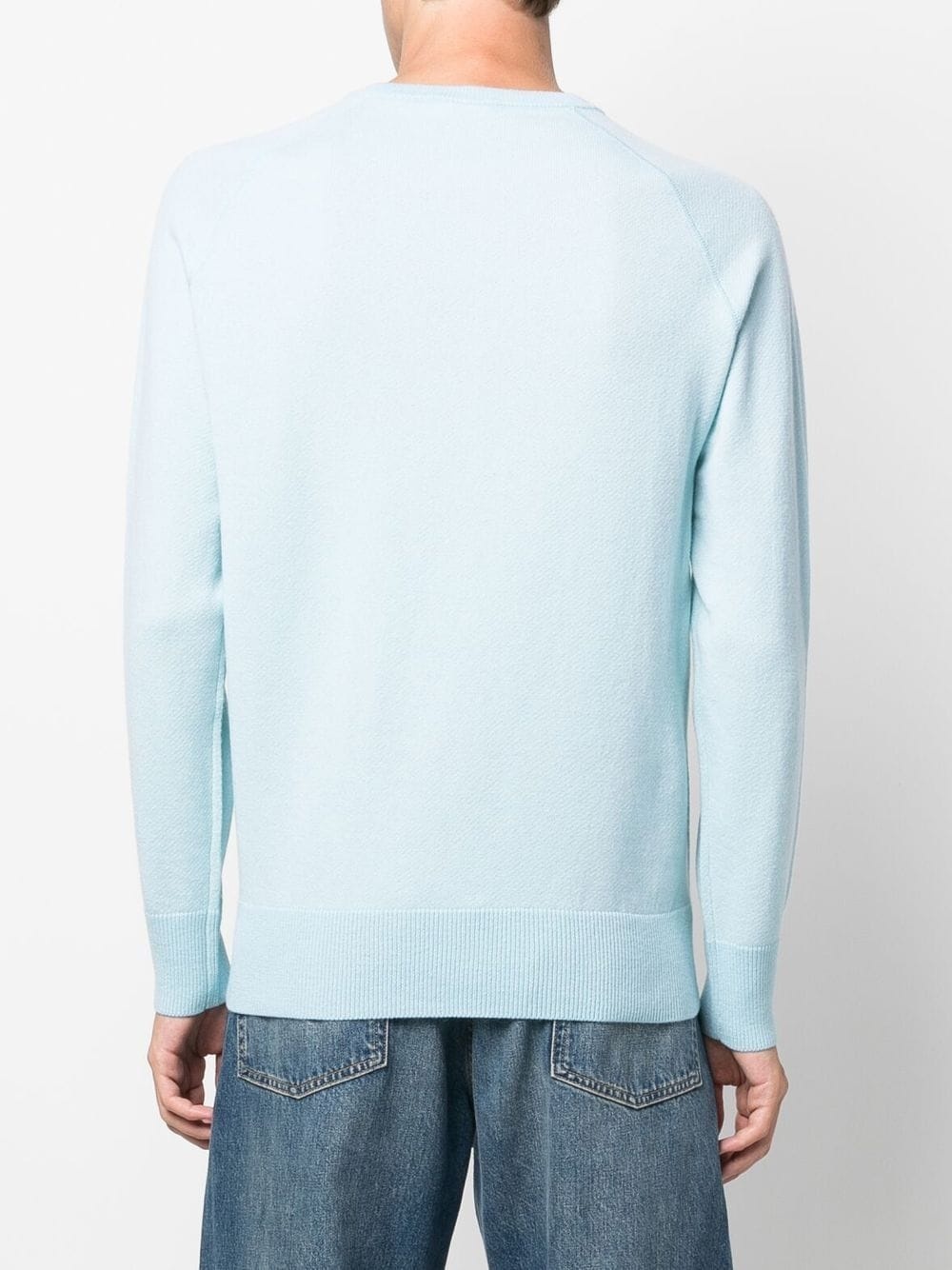 plain long-sleeve jumper - 4