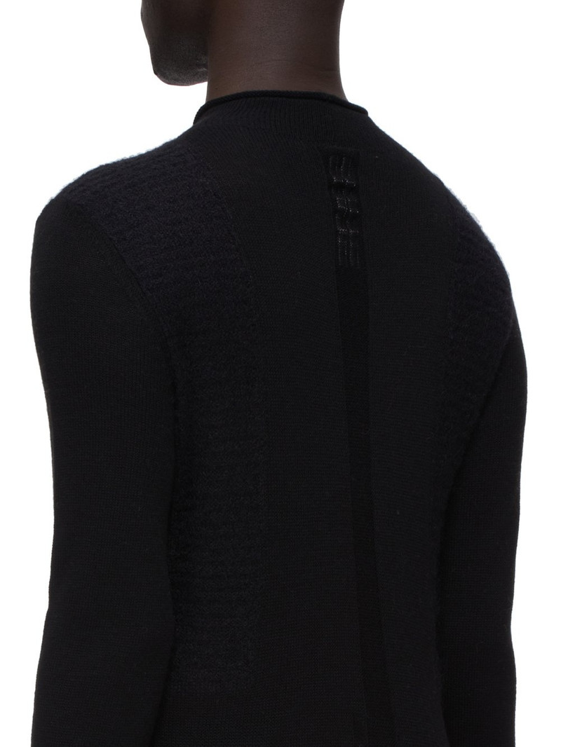 fine-knit panelled wool jumper 5