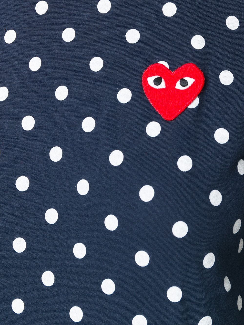 polka dot heart logo T-shirt - 5