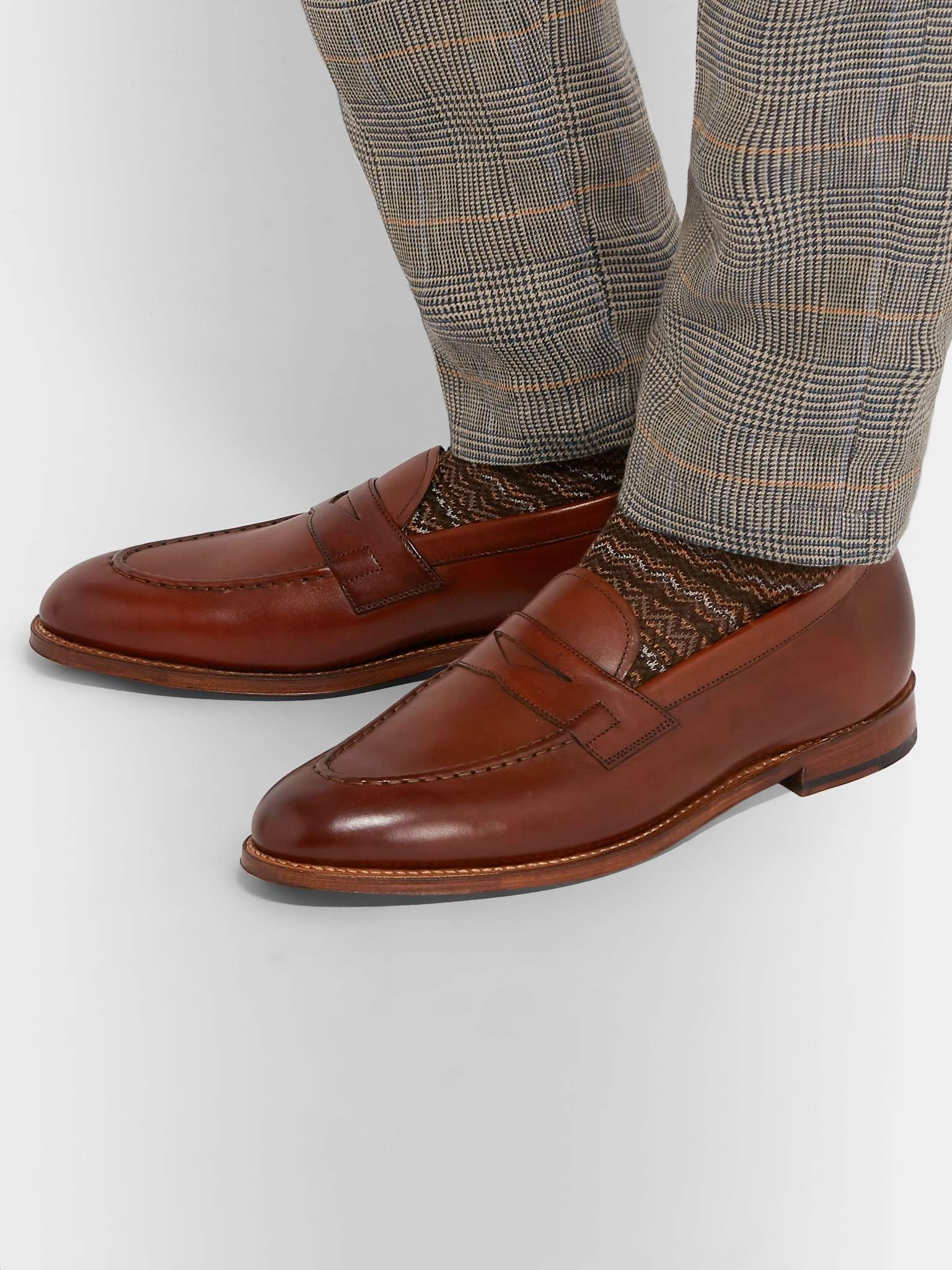 Lloyd Leather Penny Loafers - 3