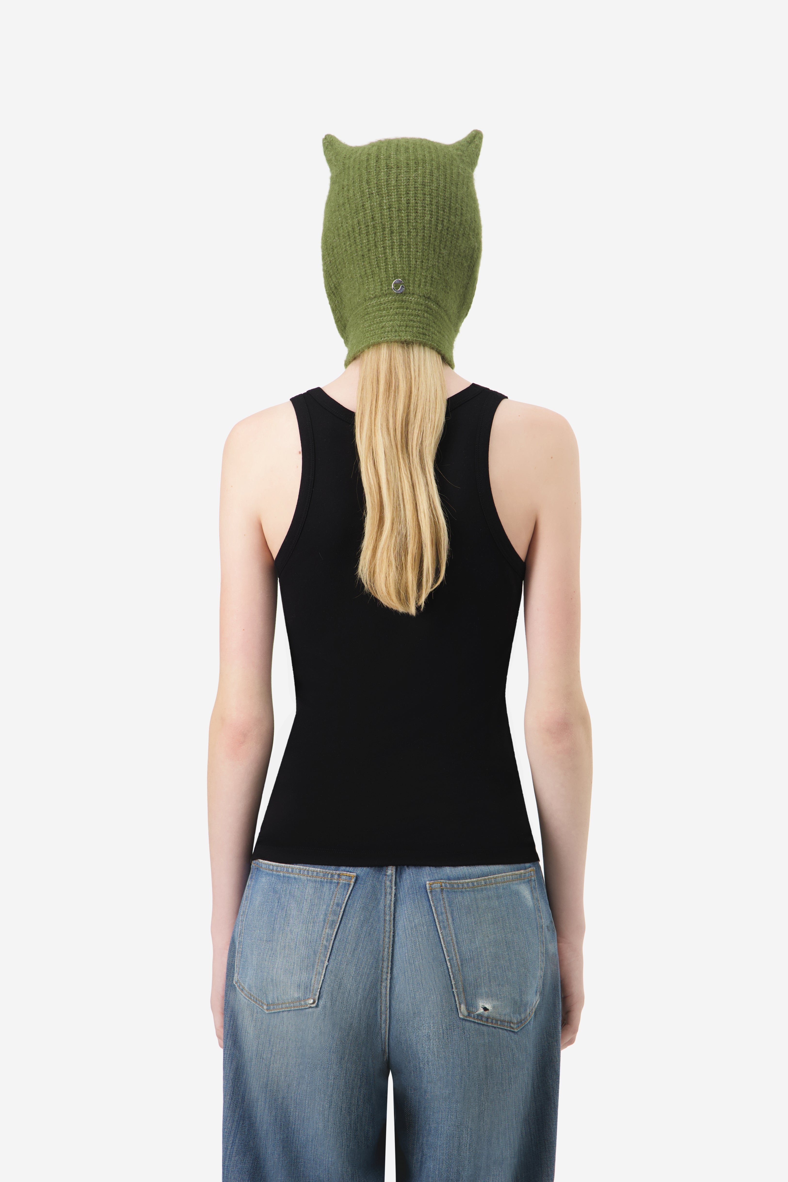 Knitted Horn Beanie - 4