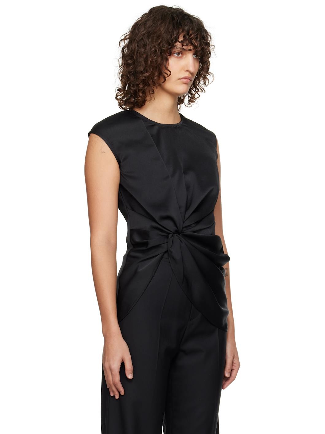 Black Bourdin Blouse - 2